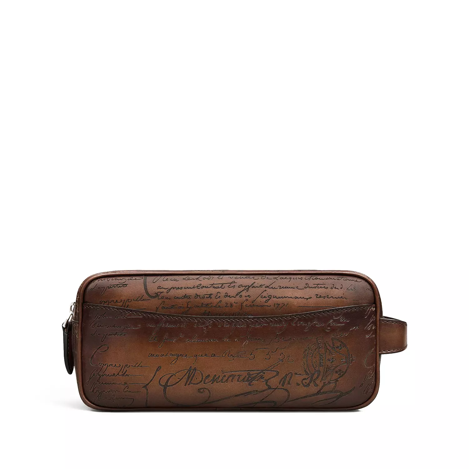 Berluti Formula 1003 Scritto Venezia leather wash bag 3