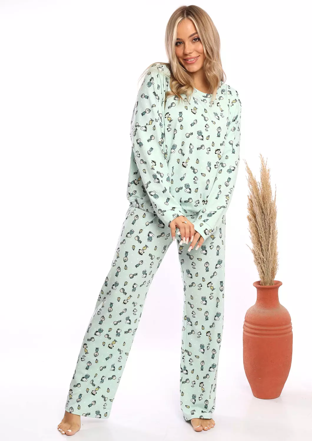 C342 SNOOPY LOOSE FIT PAJAMA SET  6