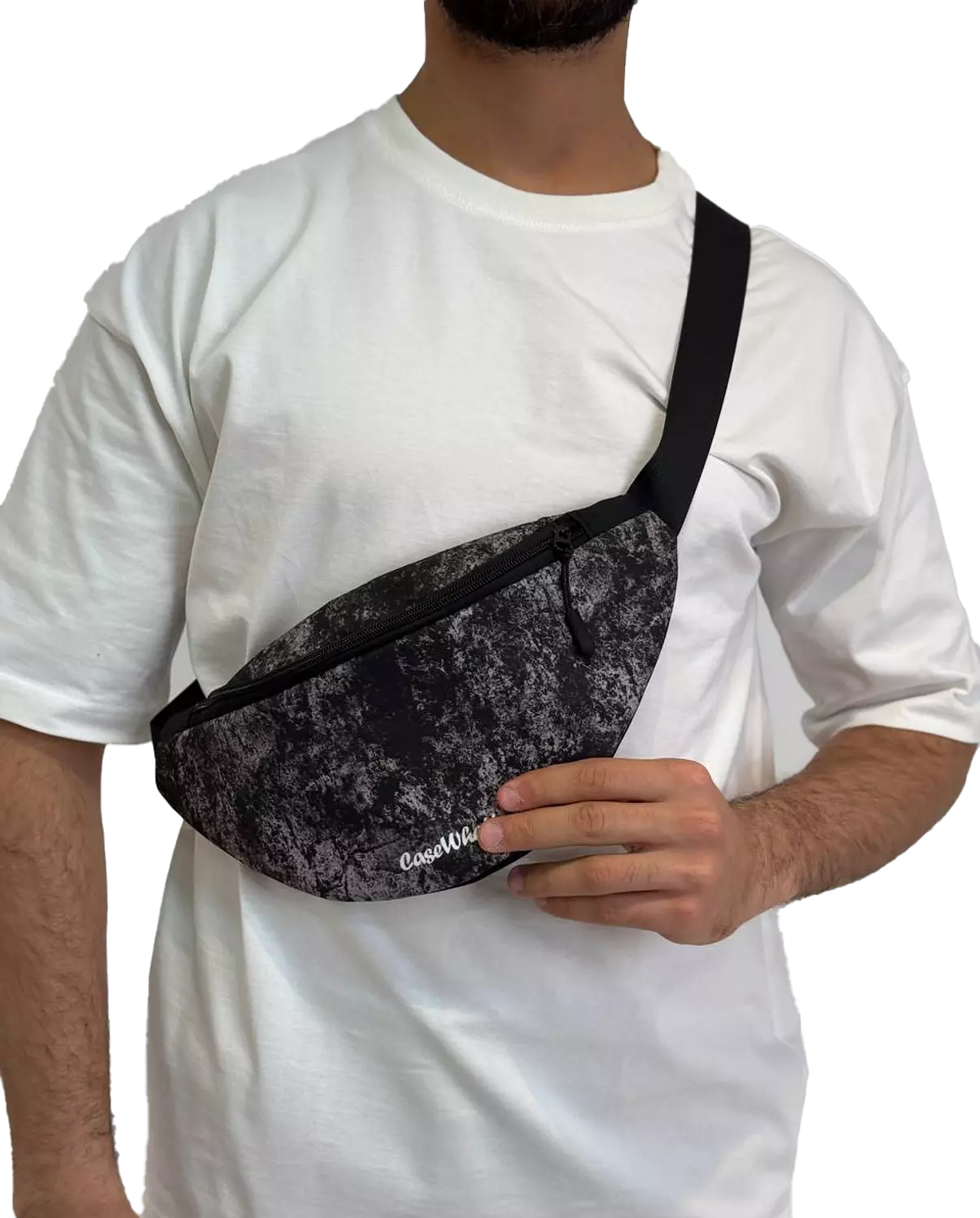 Deep Black Fanny Pack 2