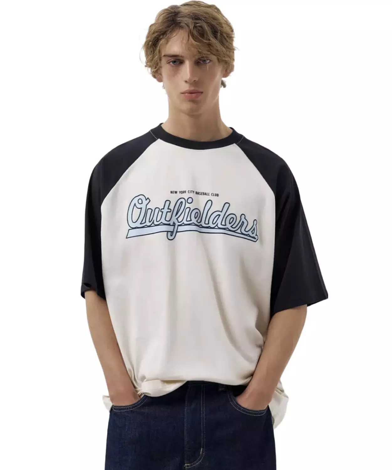 Pull&Bear Outfielders T-shirt Blanc cassé