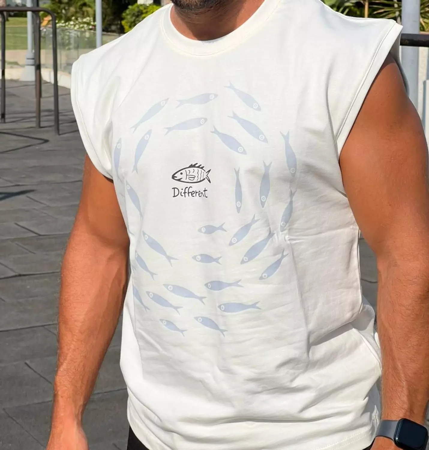 Magic fish sleeveless image