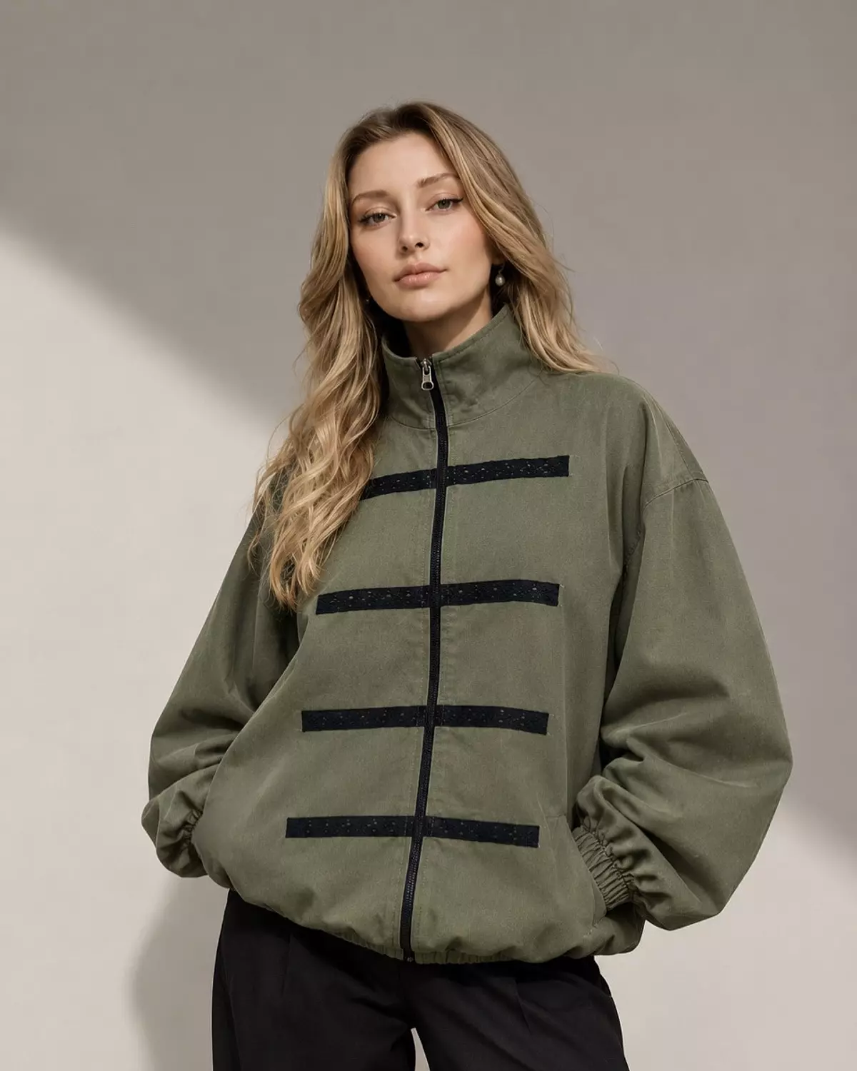 Olive gabarden jacket  image