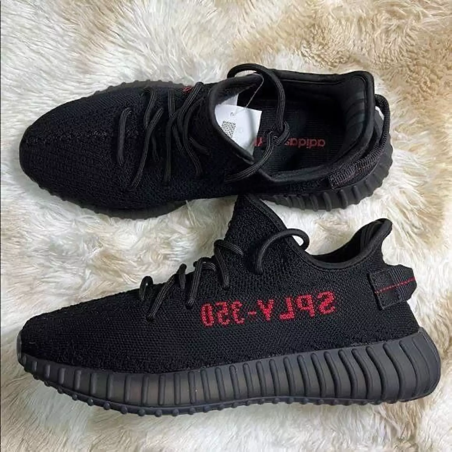 ADIDAS YEEZY BOOST 350 V2 BLACK RED  hover image