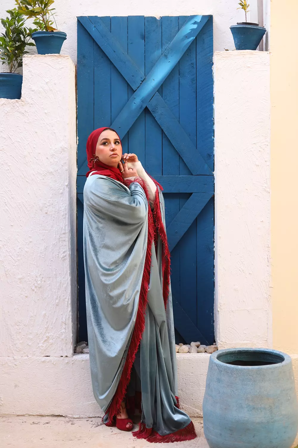 Velvet Tassels Kaftan  7