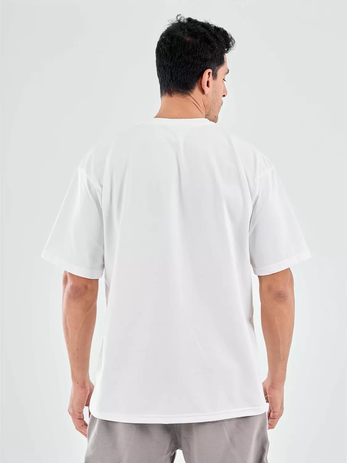 Drop Shoulder T-Shirt White 3