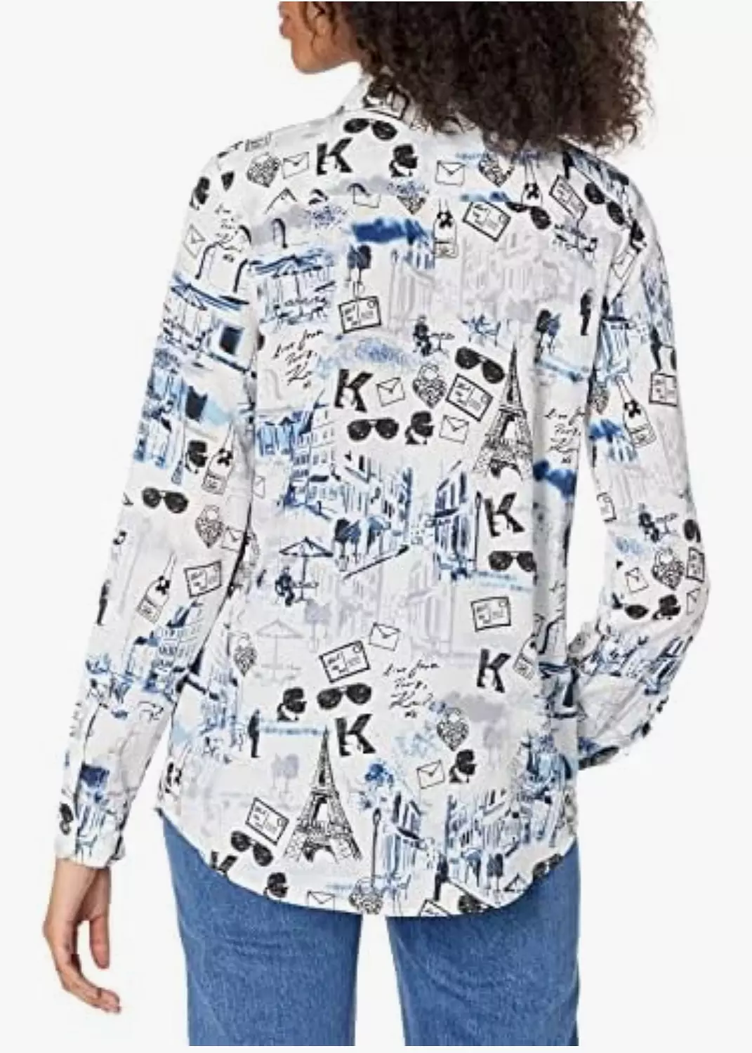 Karl Lagerfeld Paris Women's Long Sleeve Whimsical hover image