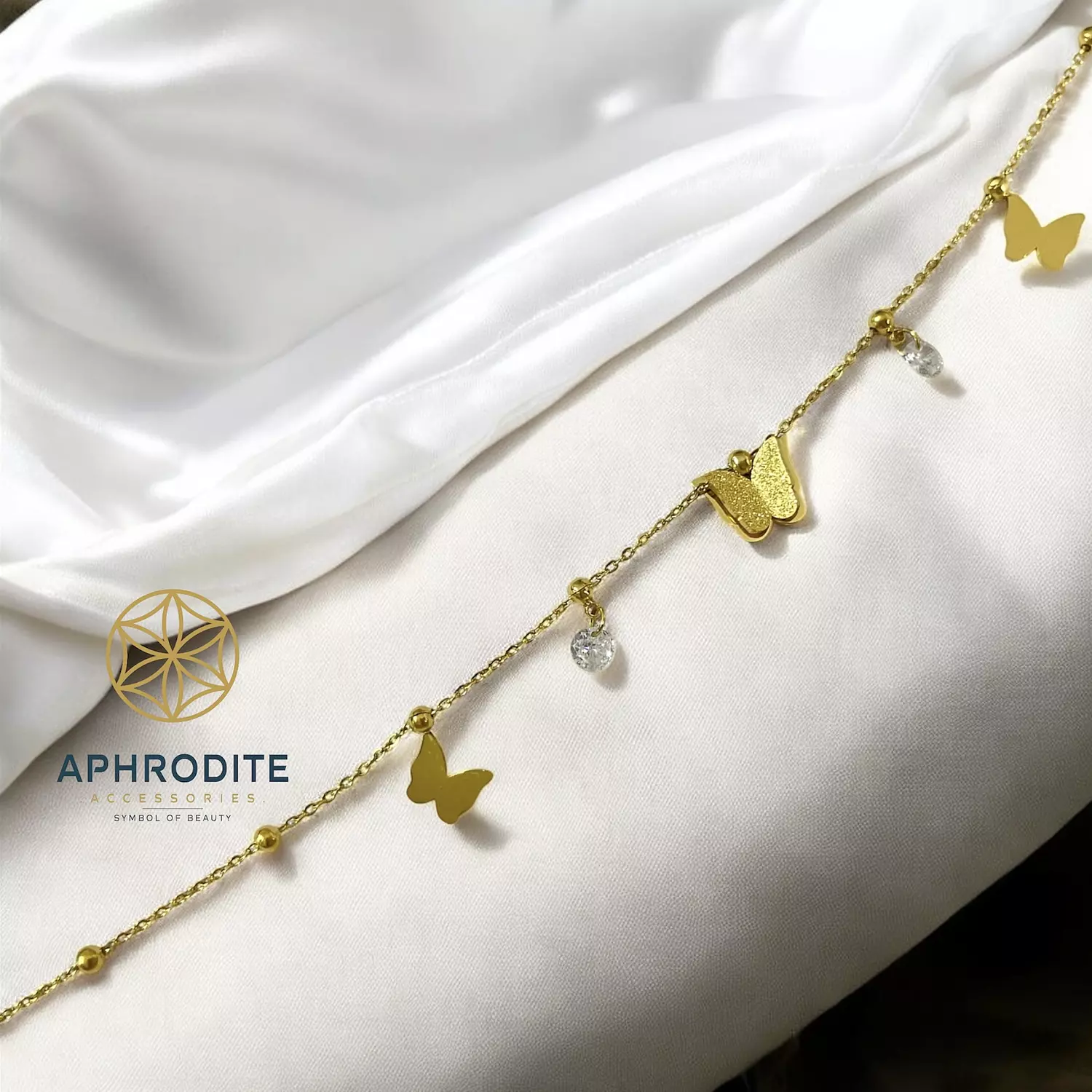 Golden Flutter Anklet image