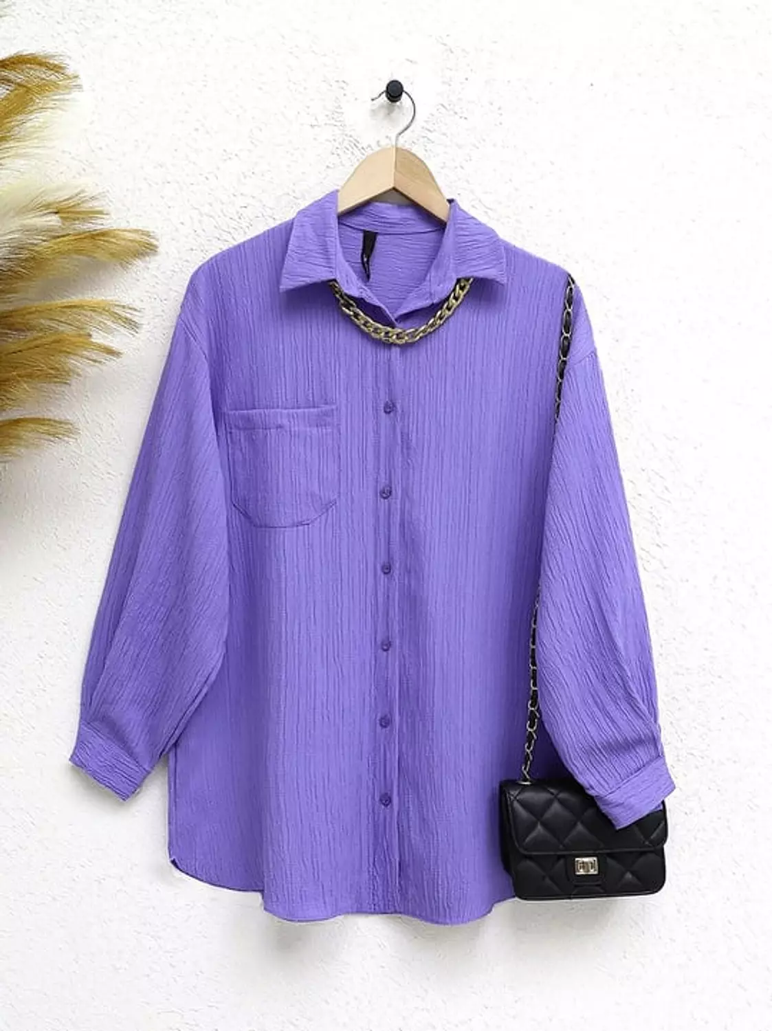 Women's Casual Long Sleeve Button-Down Shirt 4