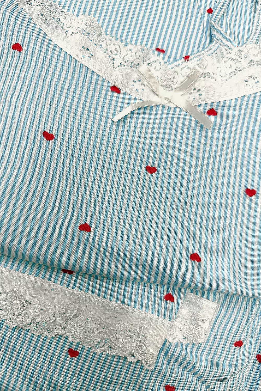 Striped Heart Pajama 4