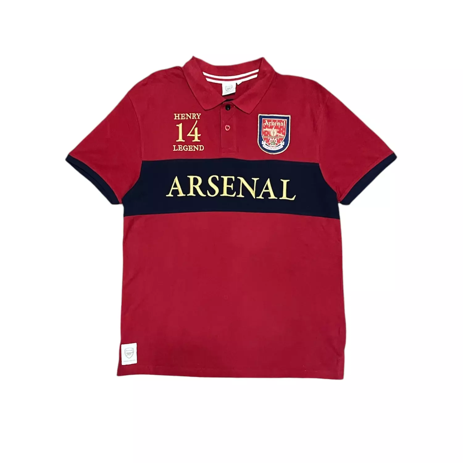 Arsenal Retro Polo Tshirt image
