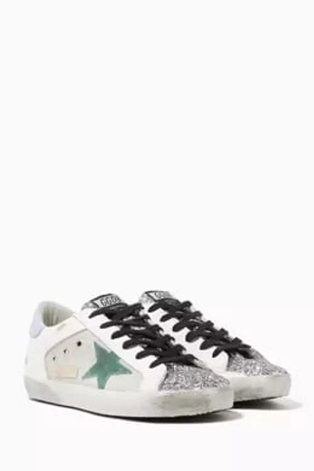 Golden Goose Superstar Glitter Leather Sneakers 3