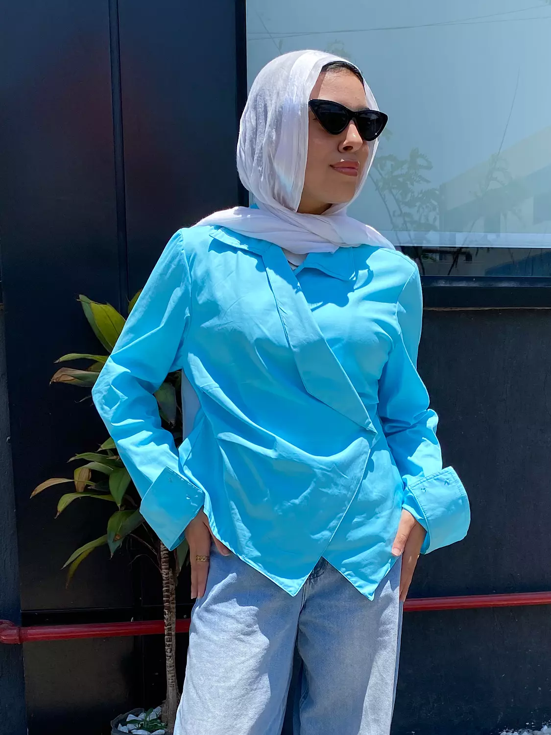 Veya Blouse Baby Blue  image