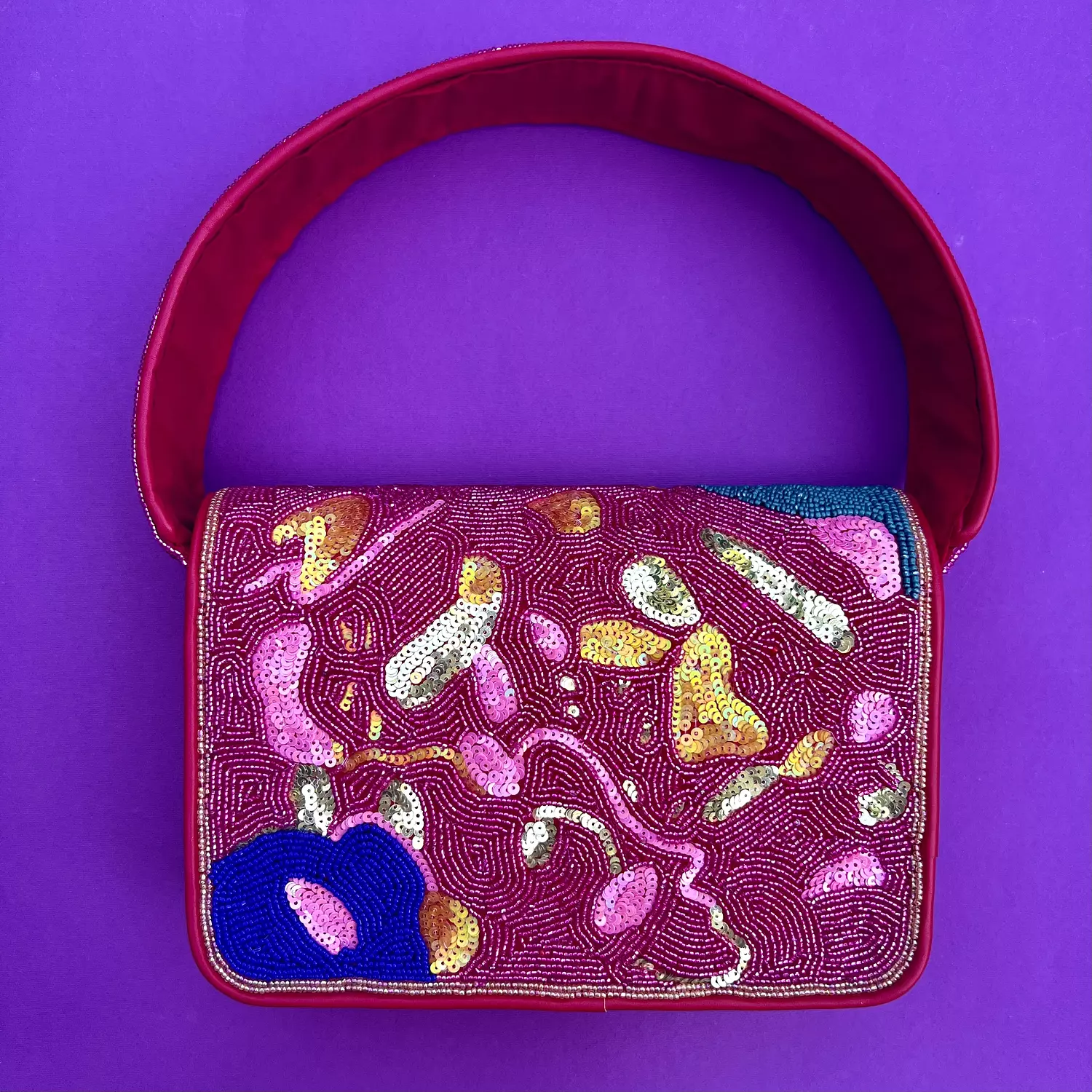 Full Bloom Beaded Shoulder bag  hover image