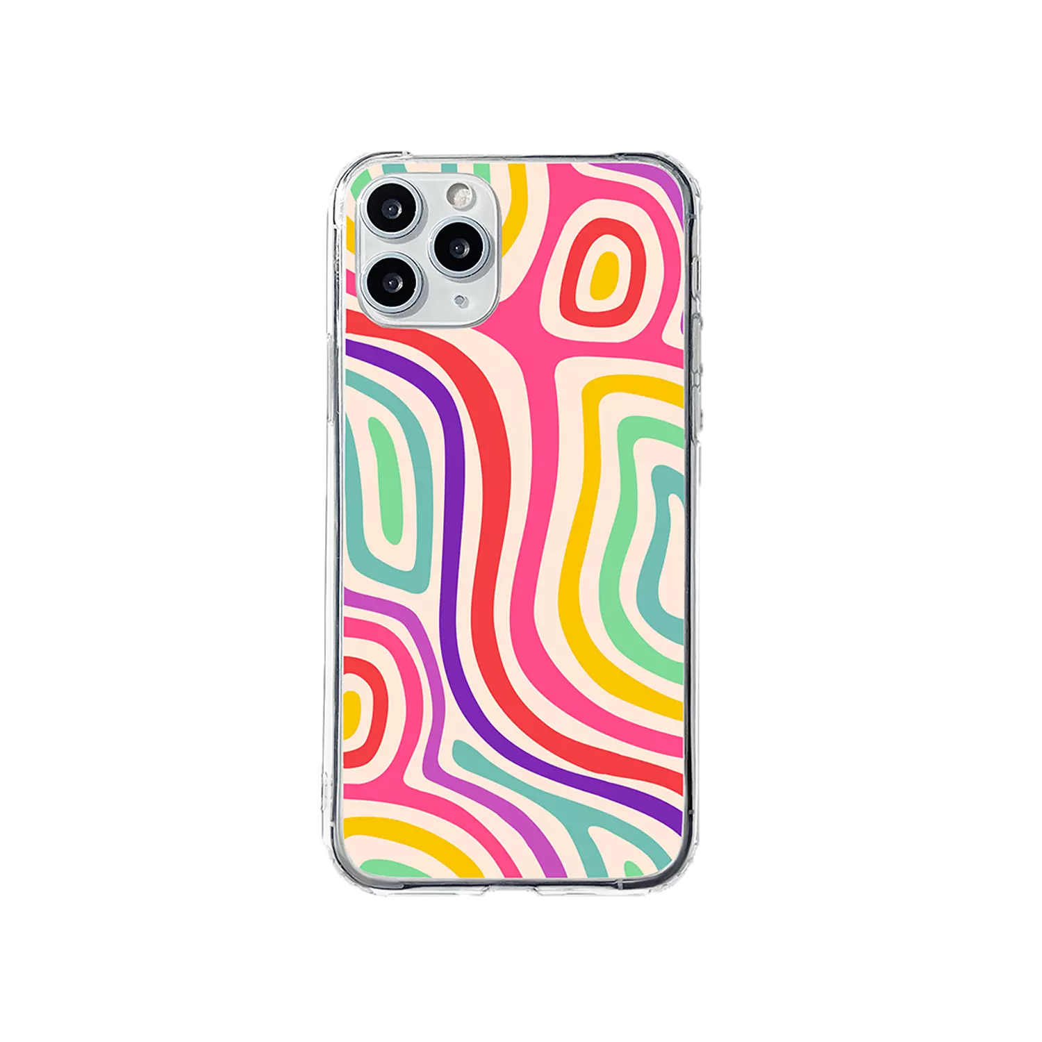 Colored Lines Mobile Case image