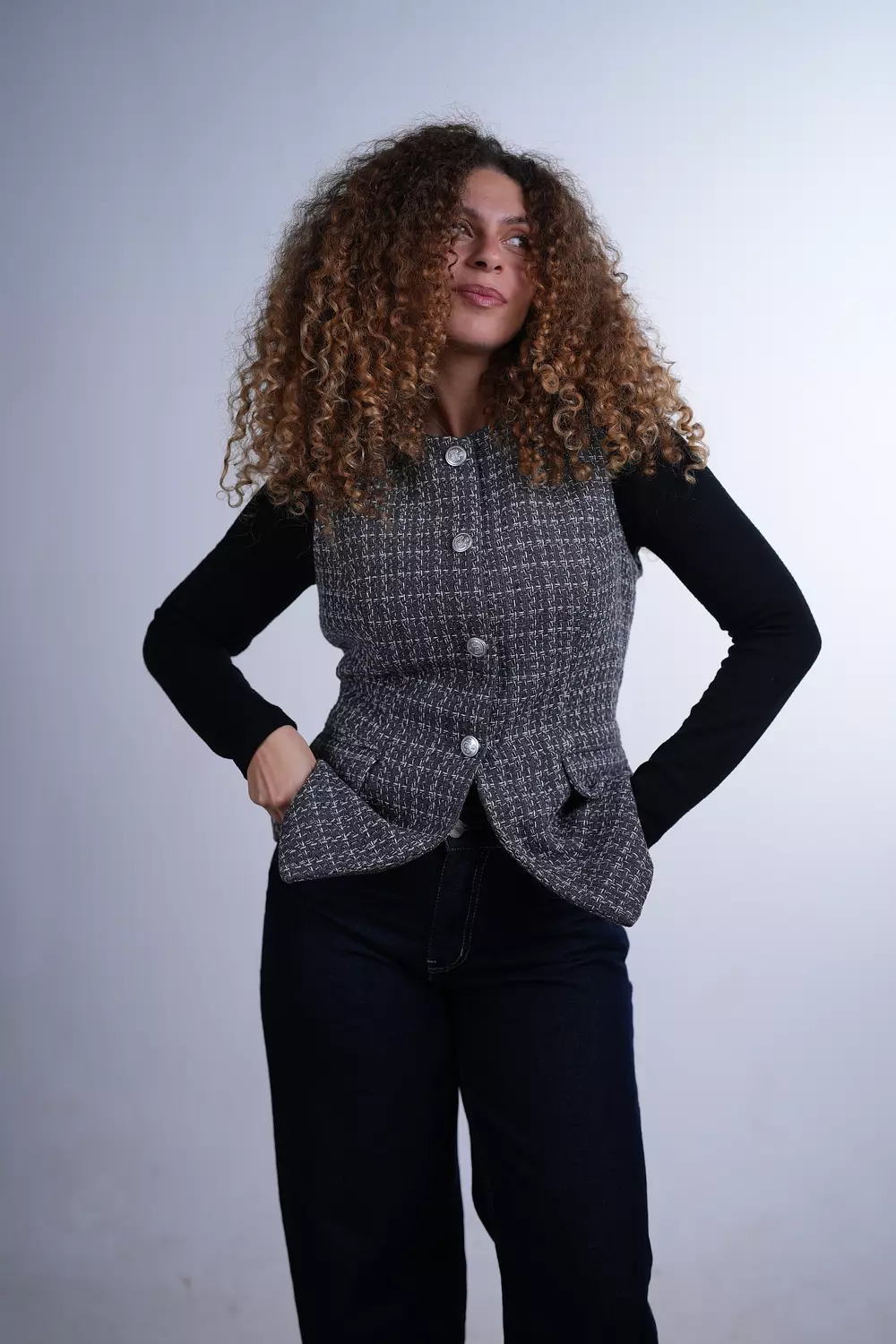 The Tailored Vest - Grey 2