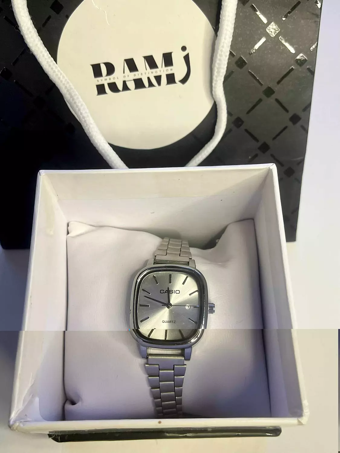 Female old money Casio Silver 2