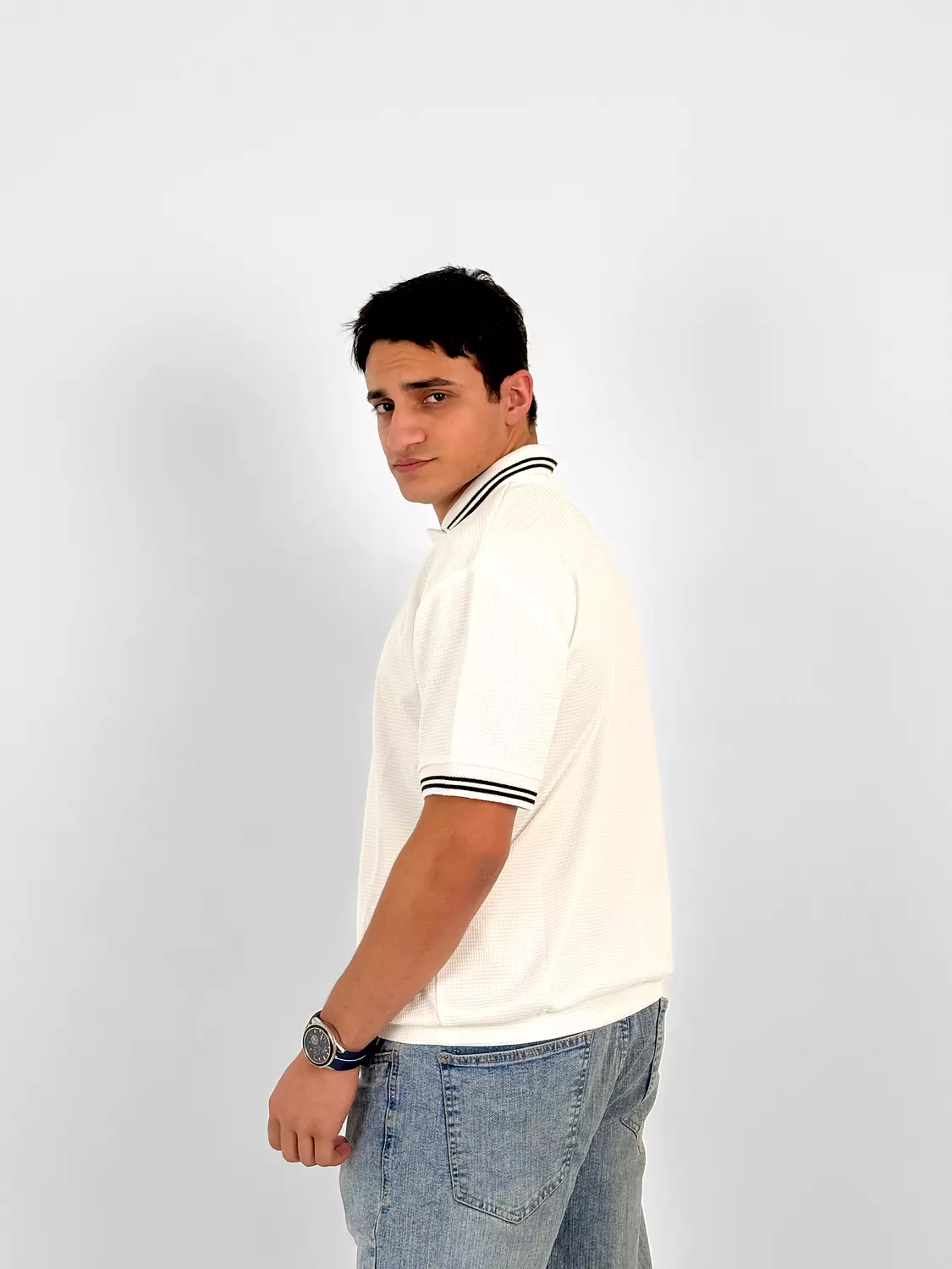 knitted Polo Shirt - Men 4