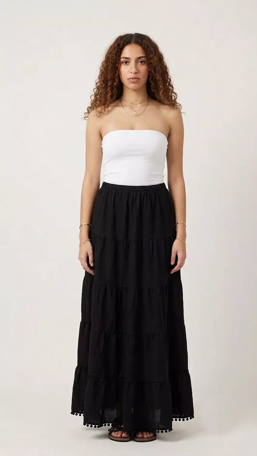 Maxi Flow Skirt image