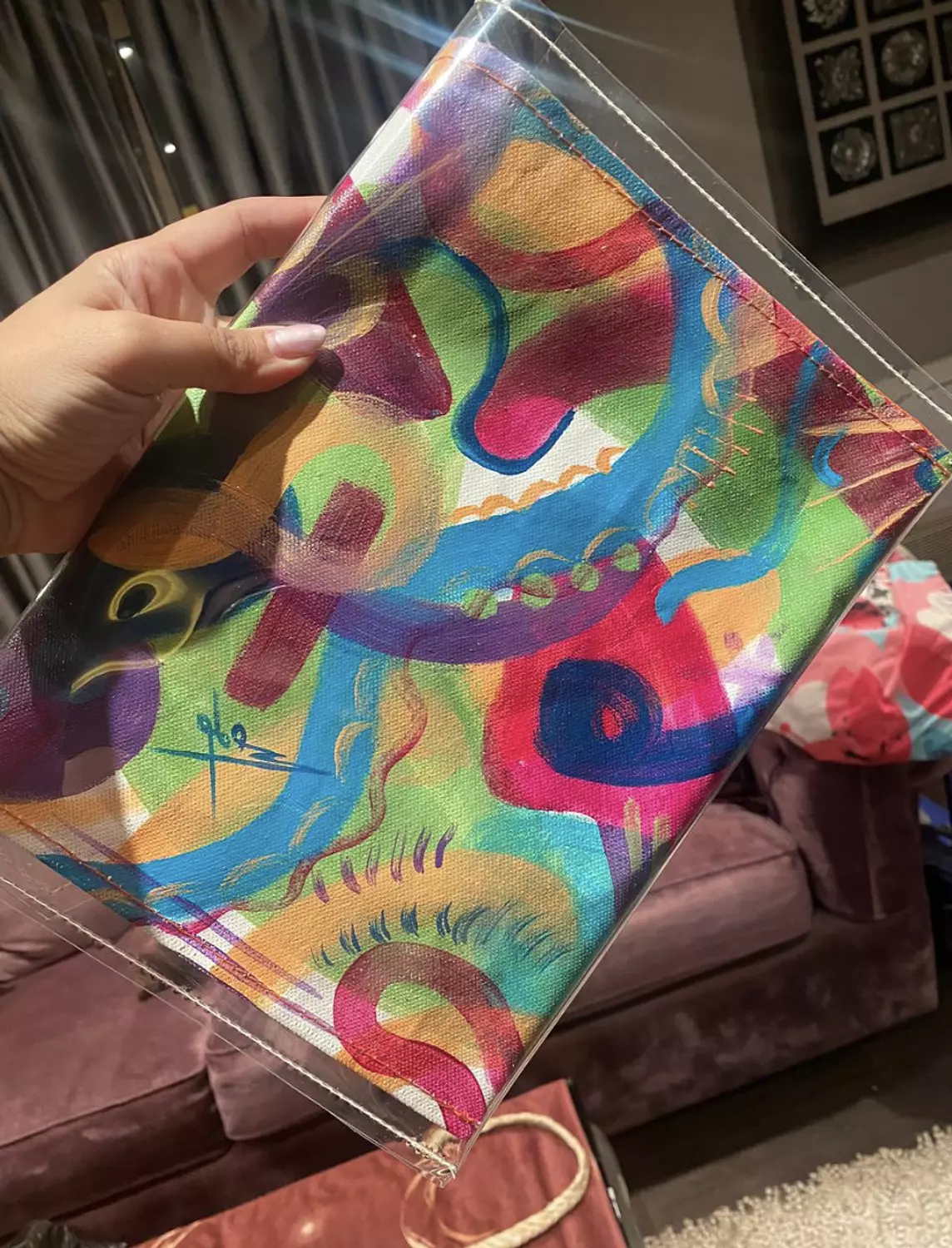 Phuket City Canvas Hand-Painted Piece in Plastic Envelope (by Order) 8
