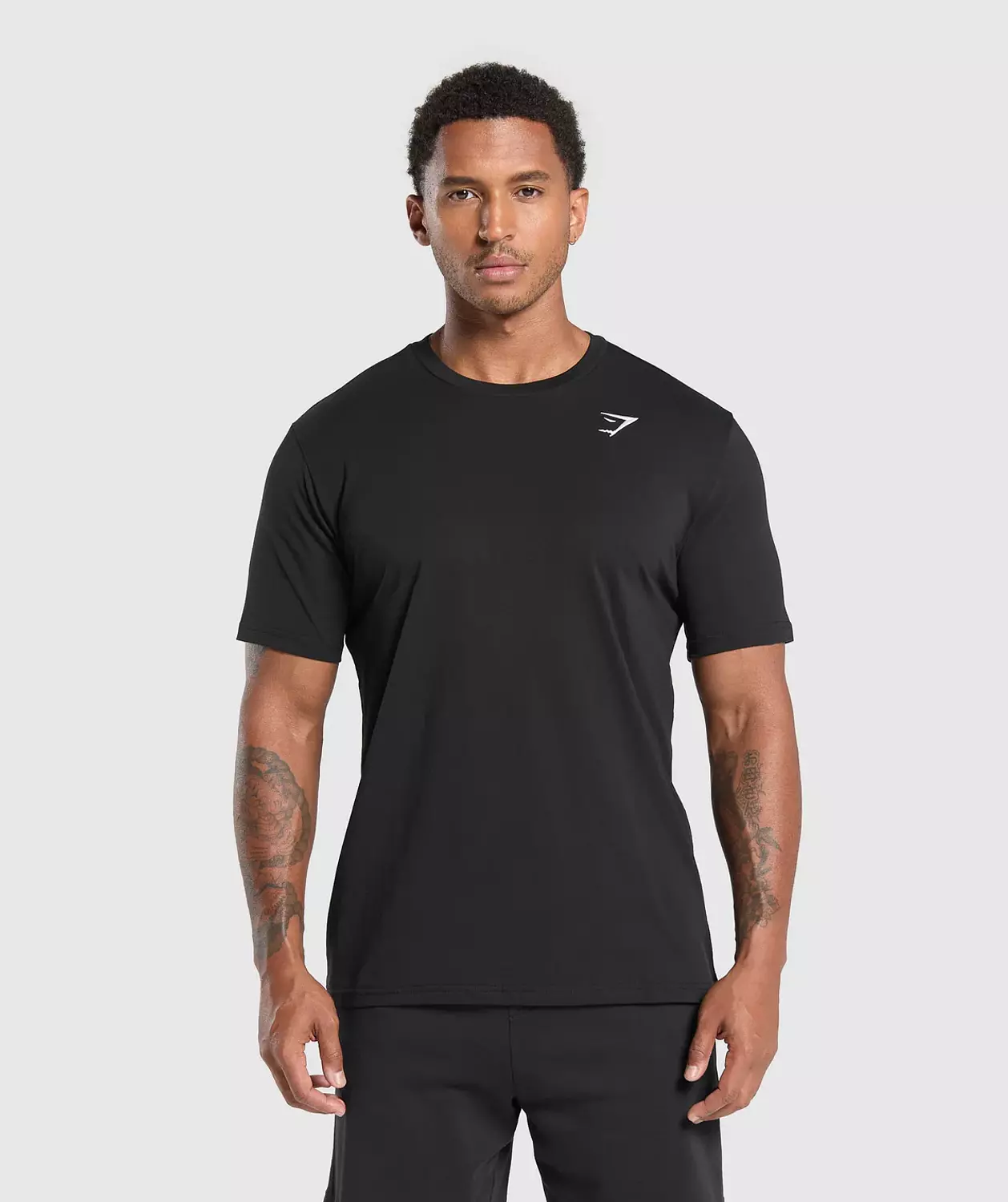 CREST T-SHIRT GYM SHARK black  image