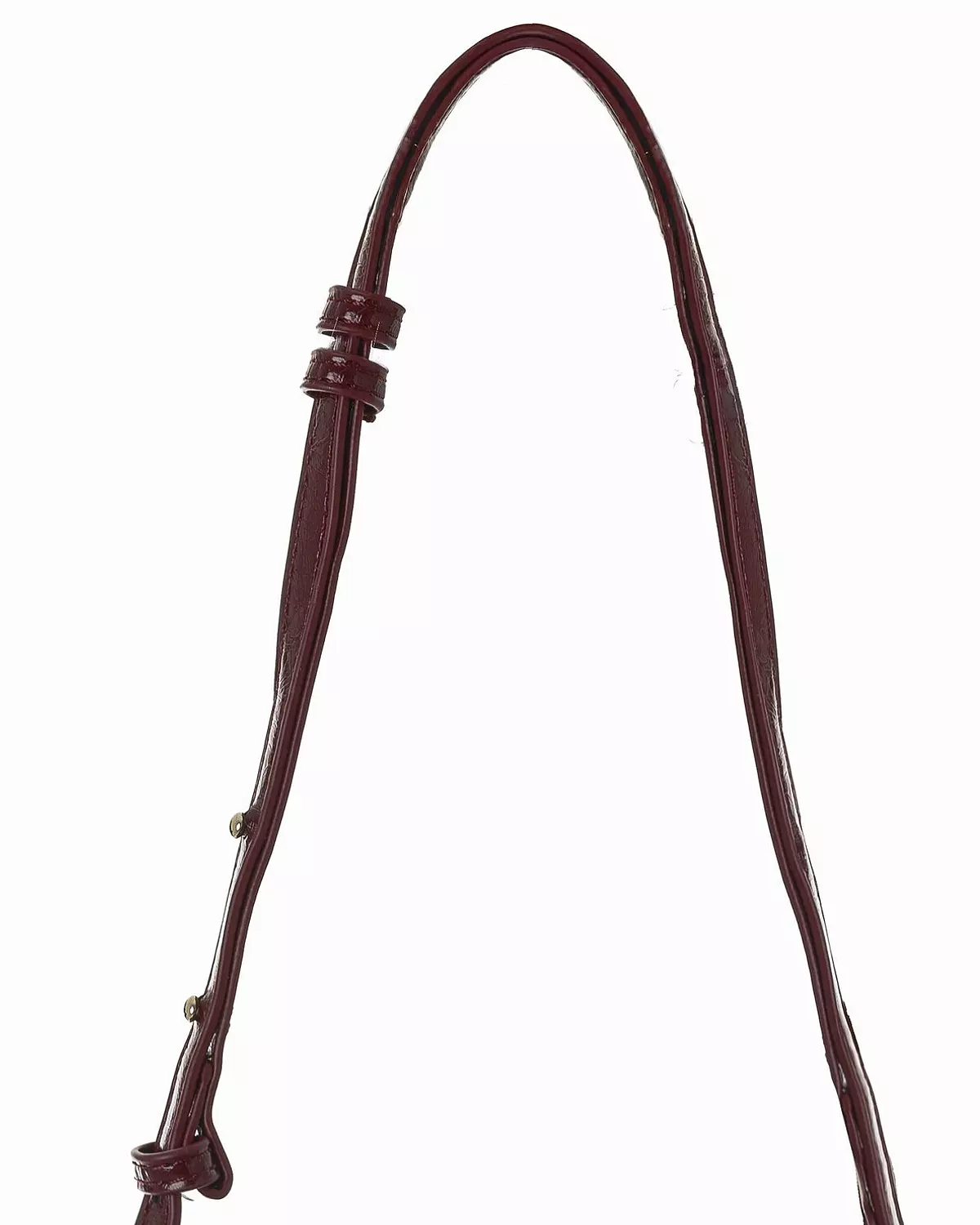 Burgundy Bag with Silver Hardware    3