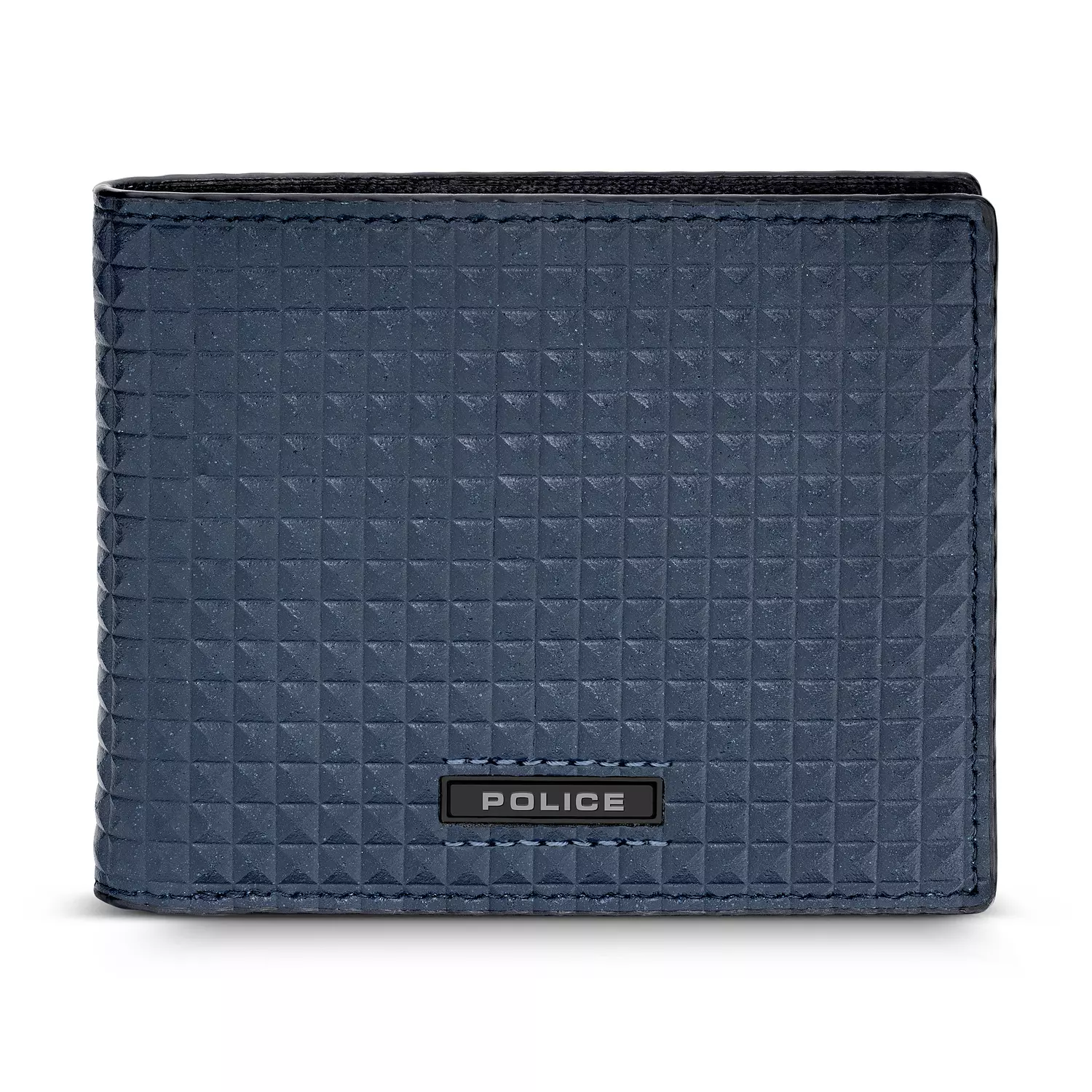 POLICE MEN WALLET GENUINE CALF LEATHER NAVY