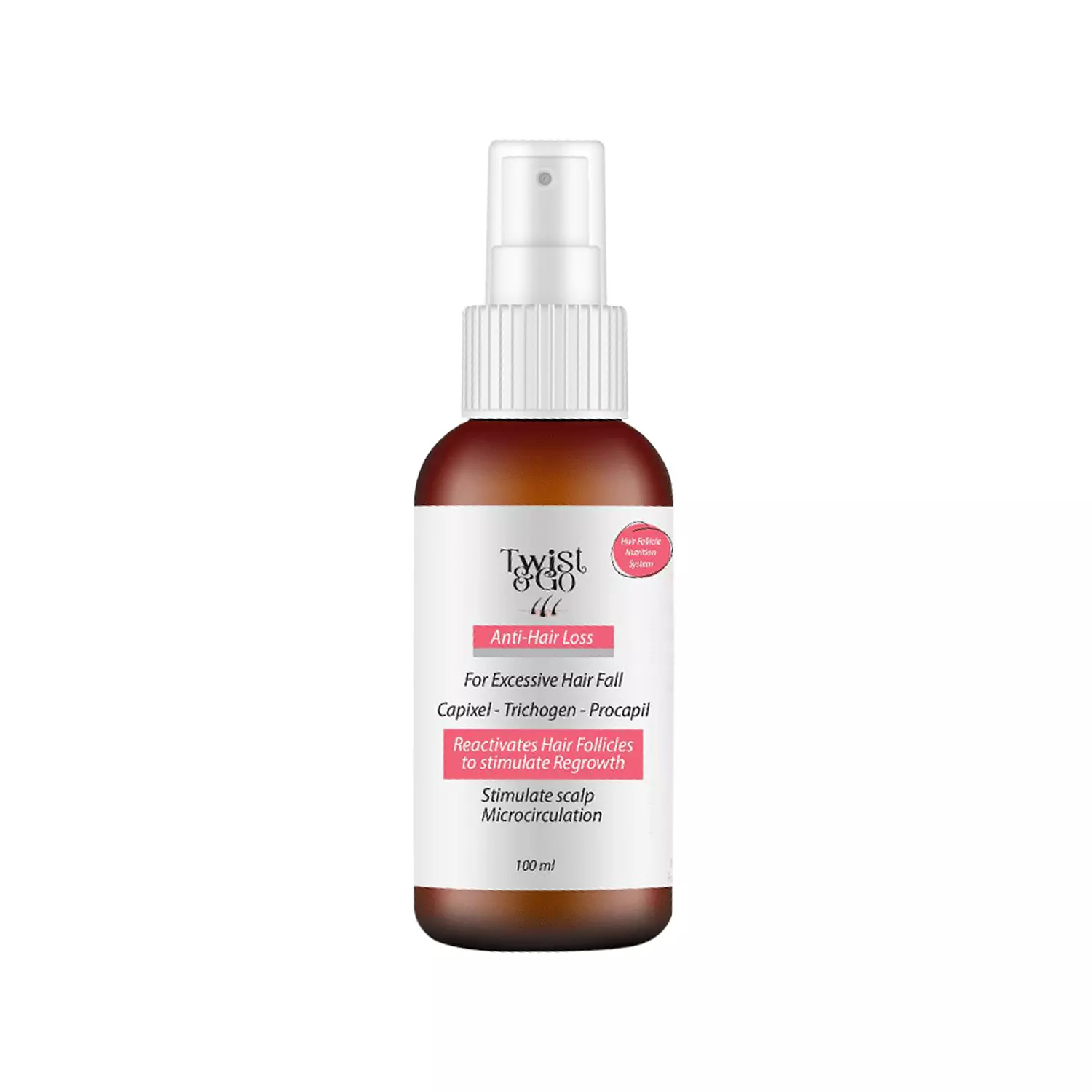 Twist & Go Makeover Therapy For Excessive Hair Fall Anti-Hair Loss Lotion - 100ML image