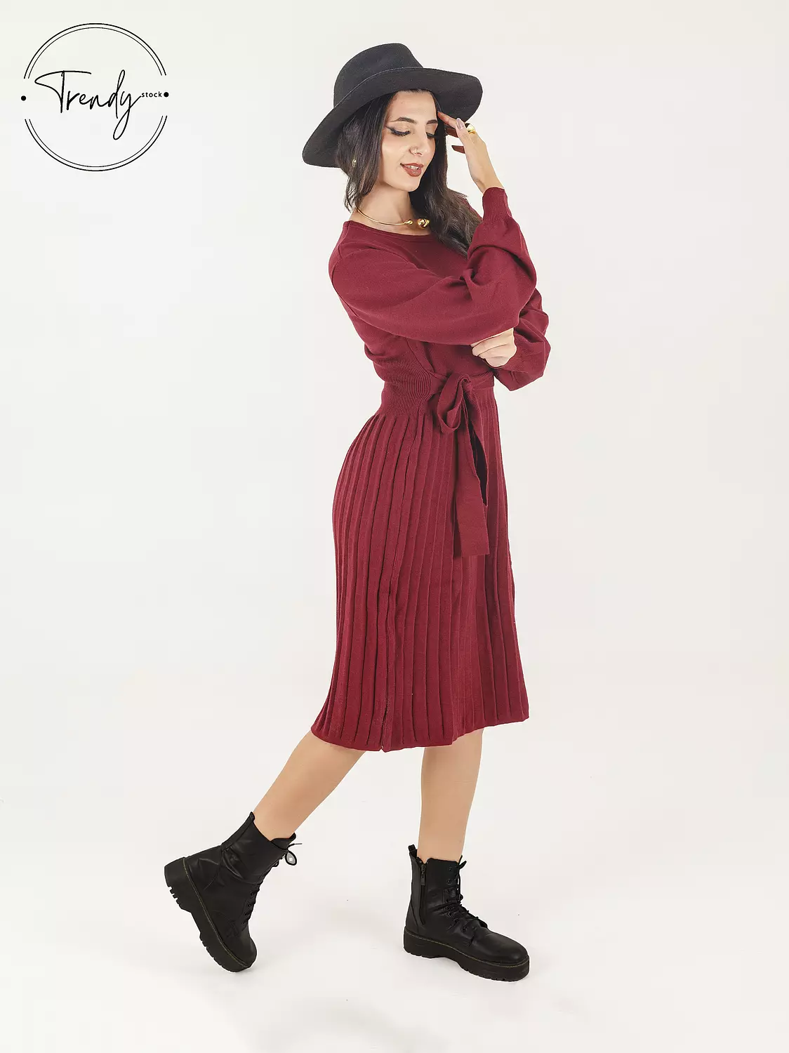 Maroon Dress  2