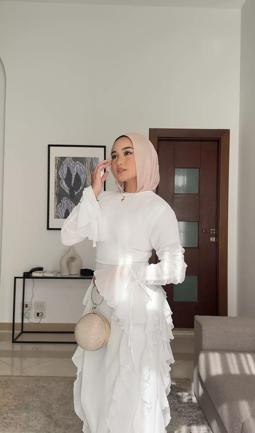 Ghazal in white  1