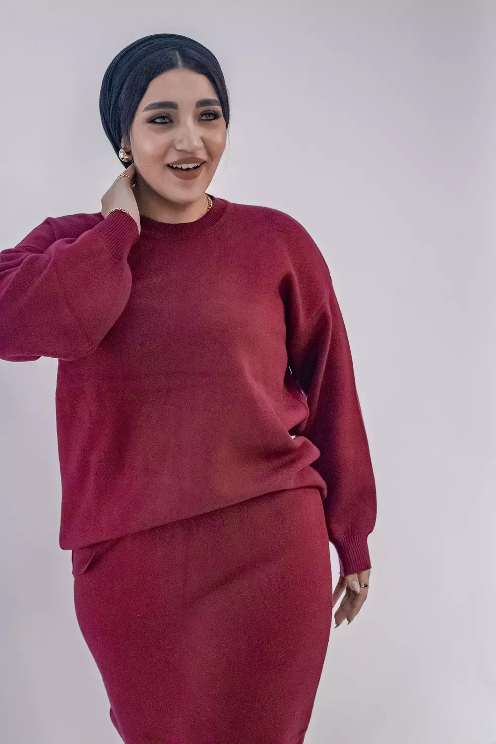 Knitted Skirt Set 26