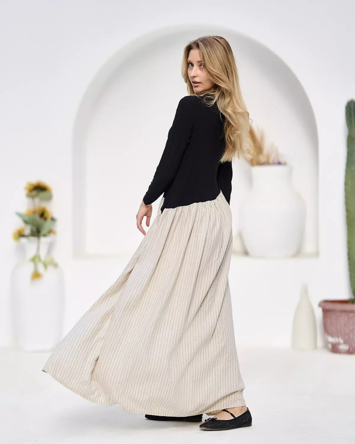 Pure linen dress 3