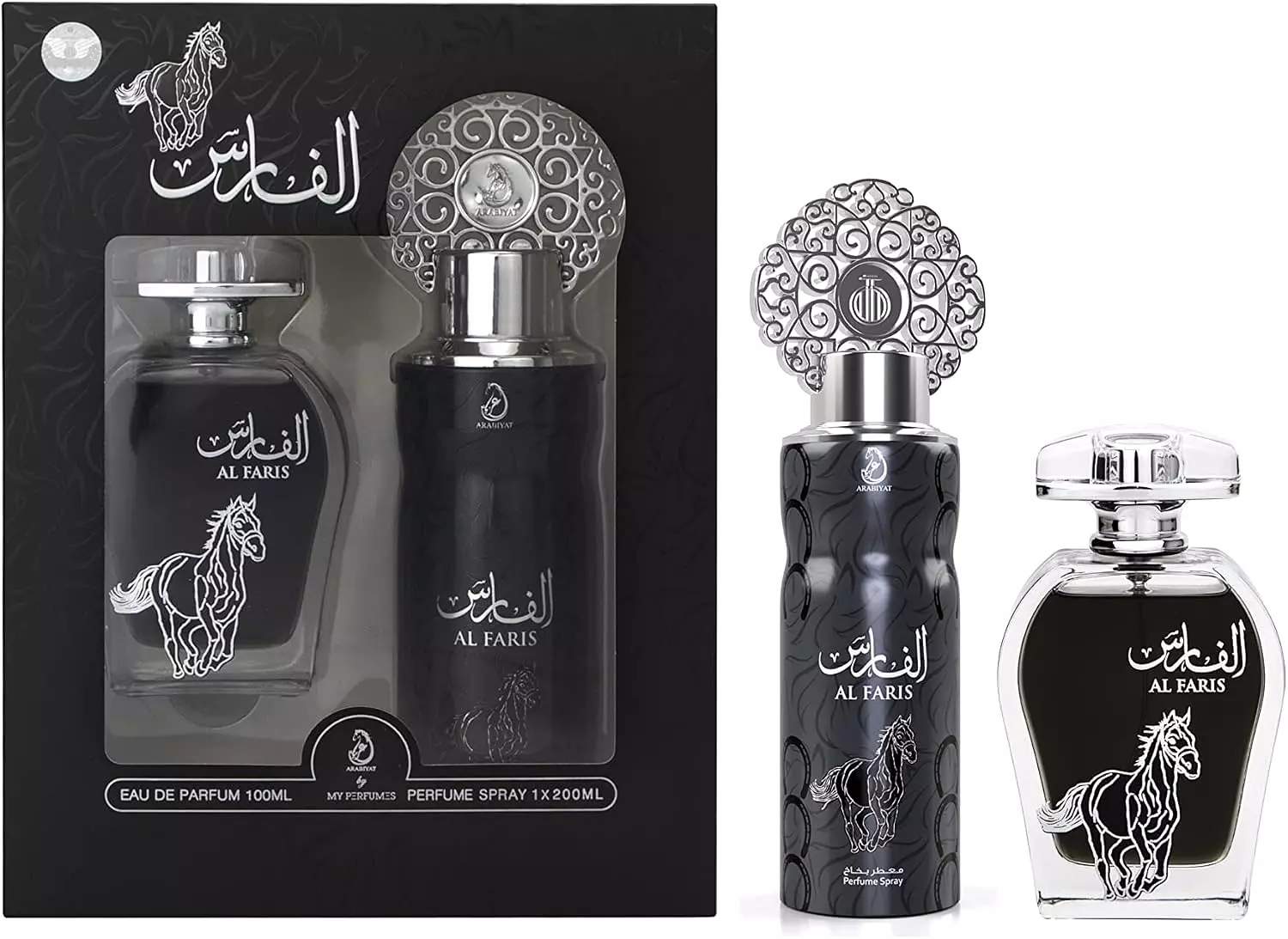  Al Faris EDP 100ml + Perfume spray 200ml image