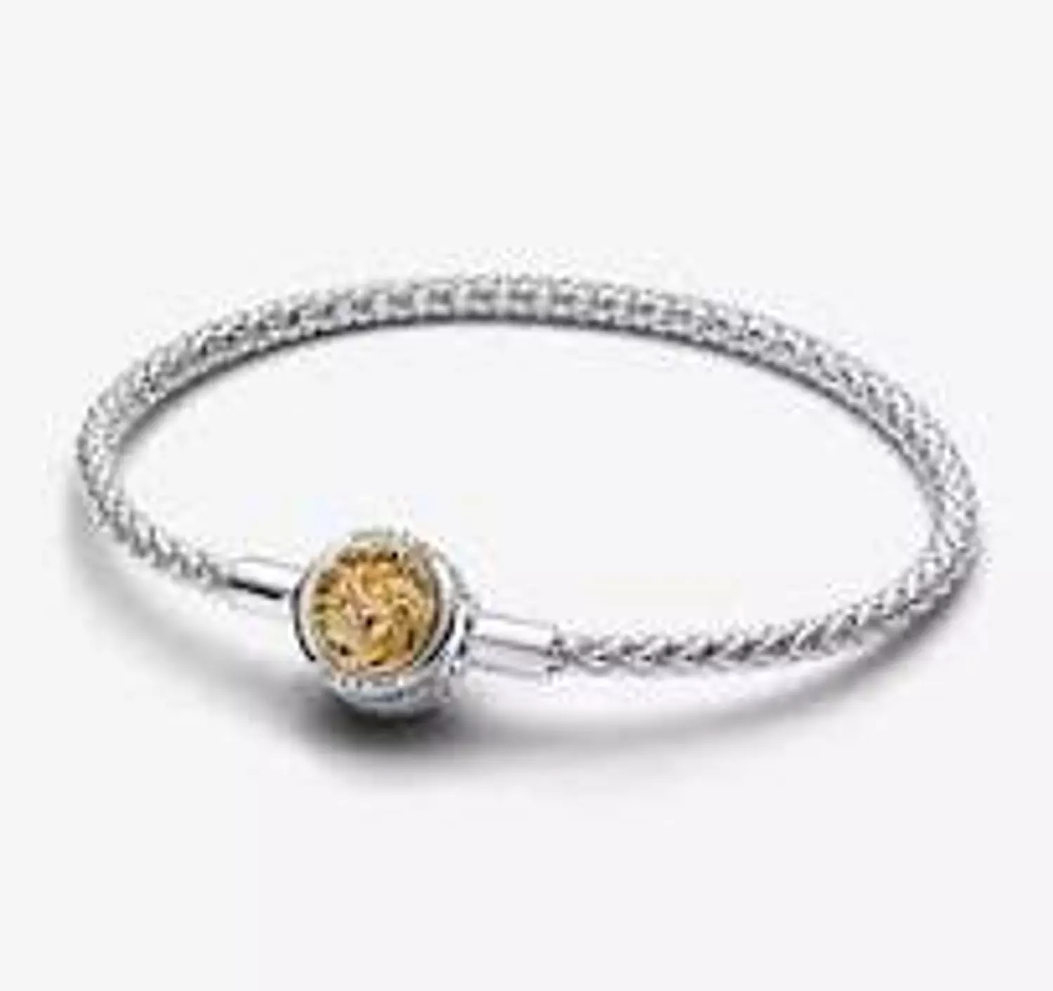 Game of Thrones Sigil Clasp Bracelet Sterling Silver and 14K Gold-Plated Game of Thrones Targaryen Dragon Sigil Clasp Bracelet image