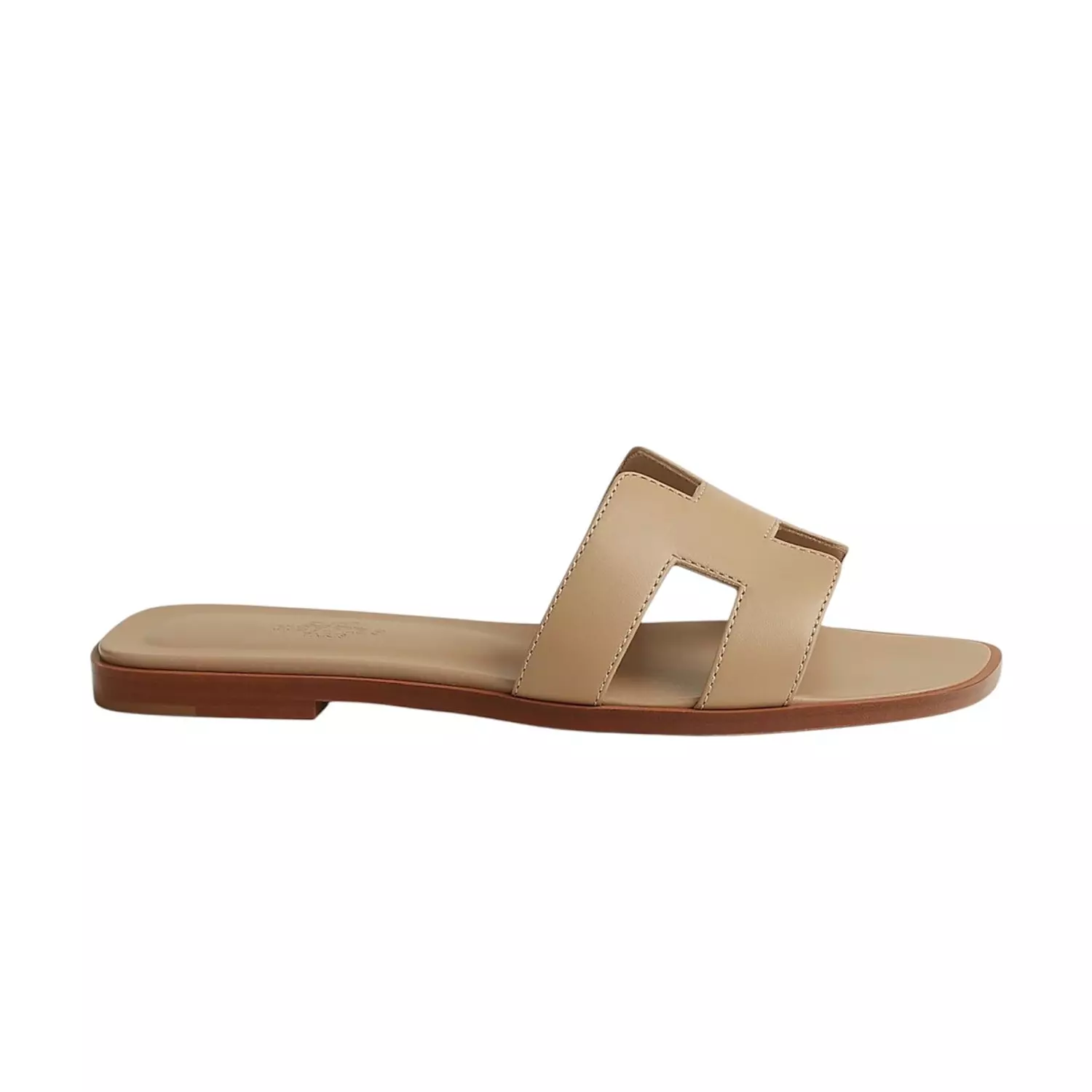 Hermes Oran sandal Beige Lin image