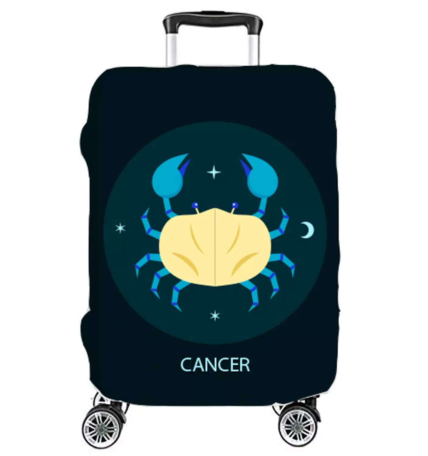 Suitcase Lycra Cover - Cancer - Horoscope image