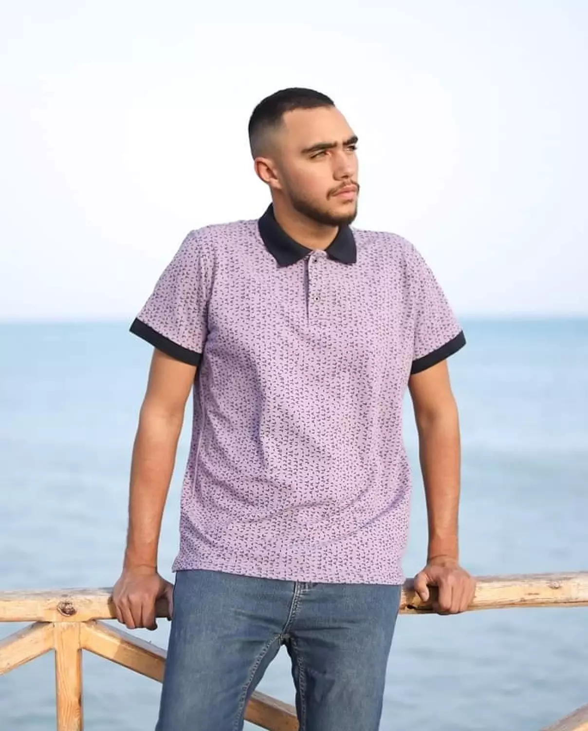 Polo T shirt - Purple  image