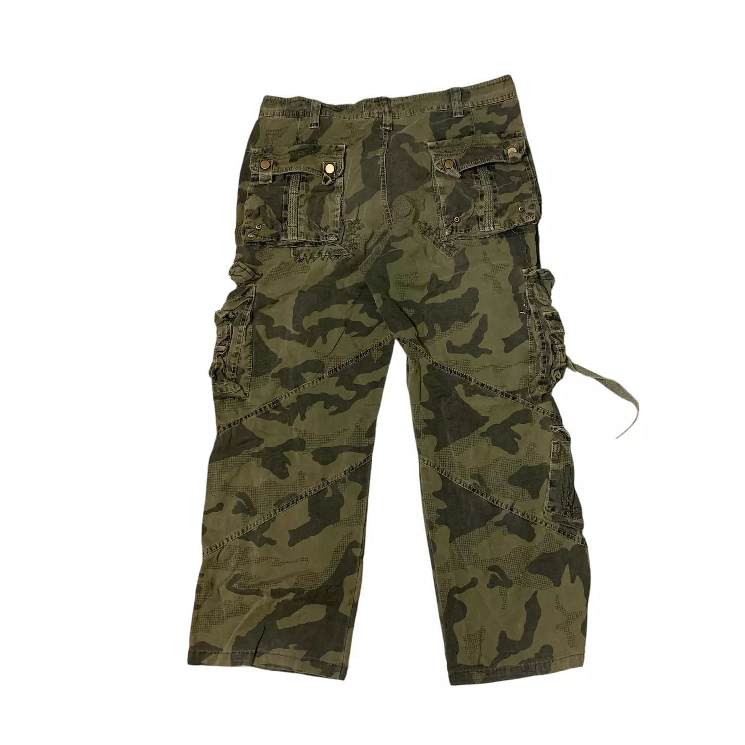 Vintage Military Multiple Pockets Pants  image