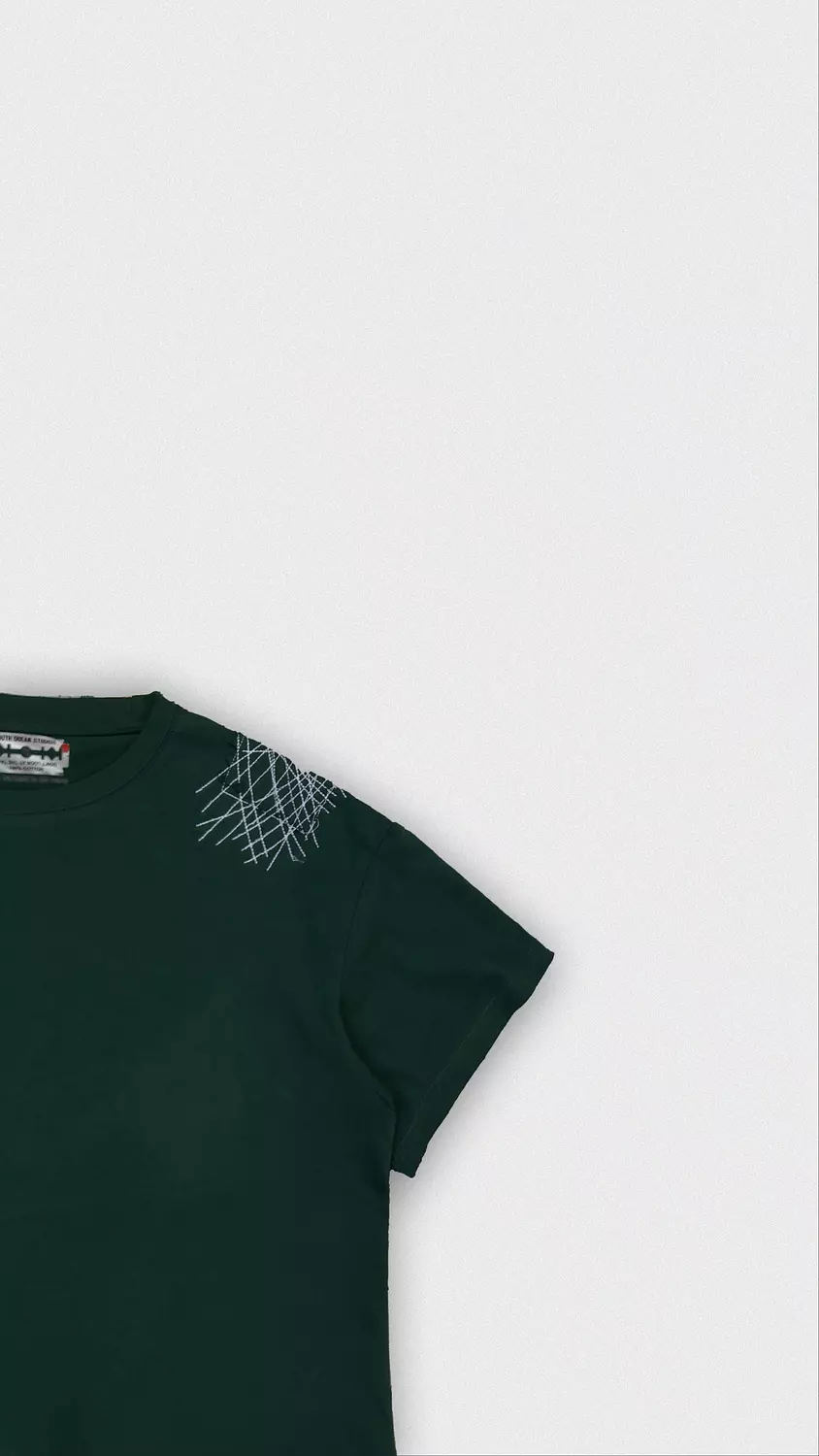 LA OCEAN GREEN BOXY TEE 5