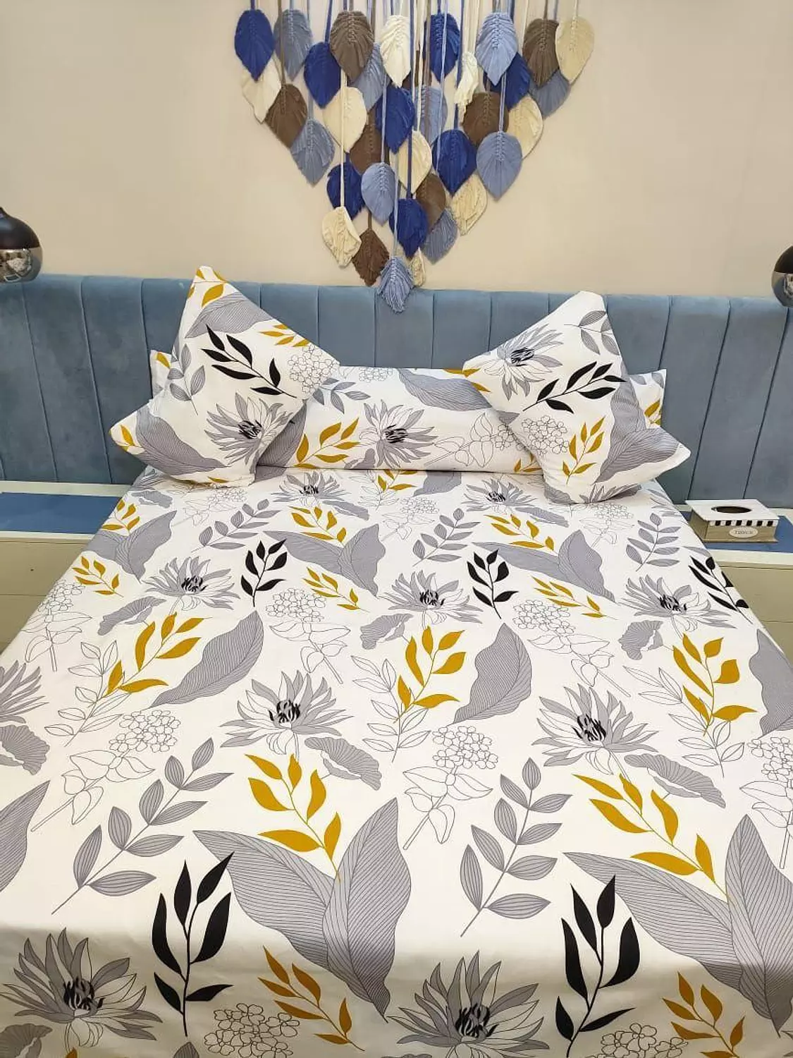 100% Turkish cotton sheet set hover image