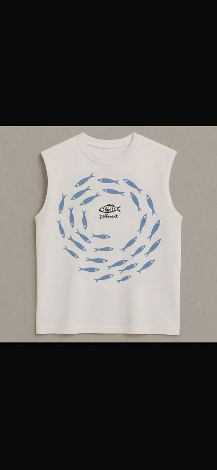 Magic fish sleeveless 6