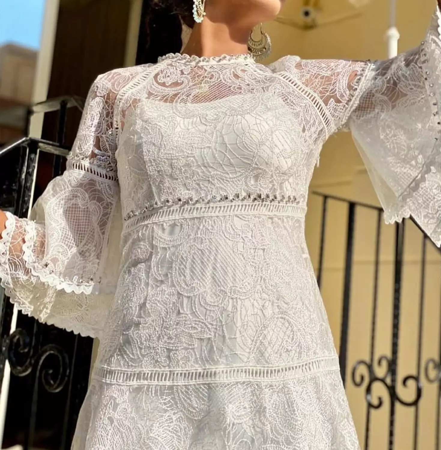 Lace Short Dress  1