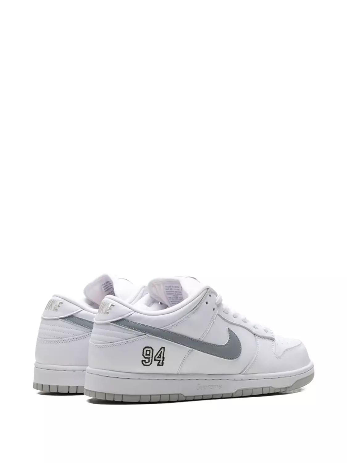 Nike SB Dunk Low "Supreme - White" 4