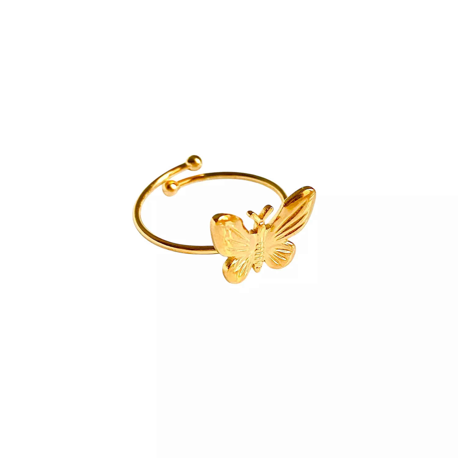 Gold butterfly ring 🦋✨