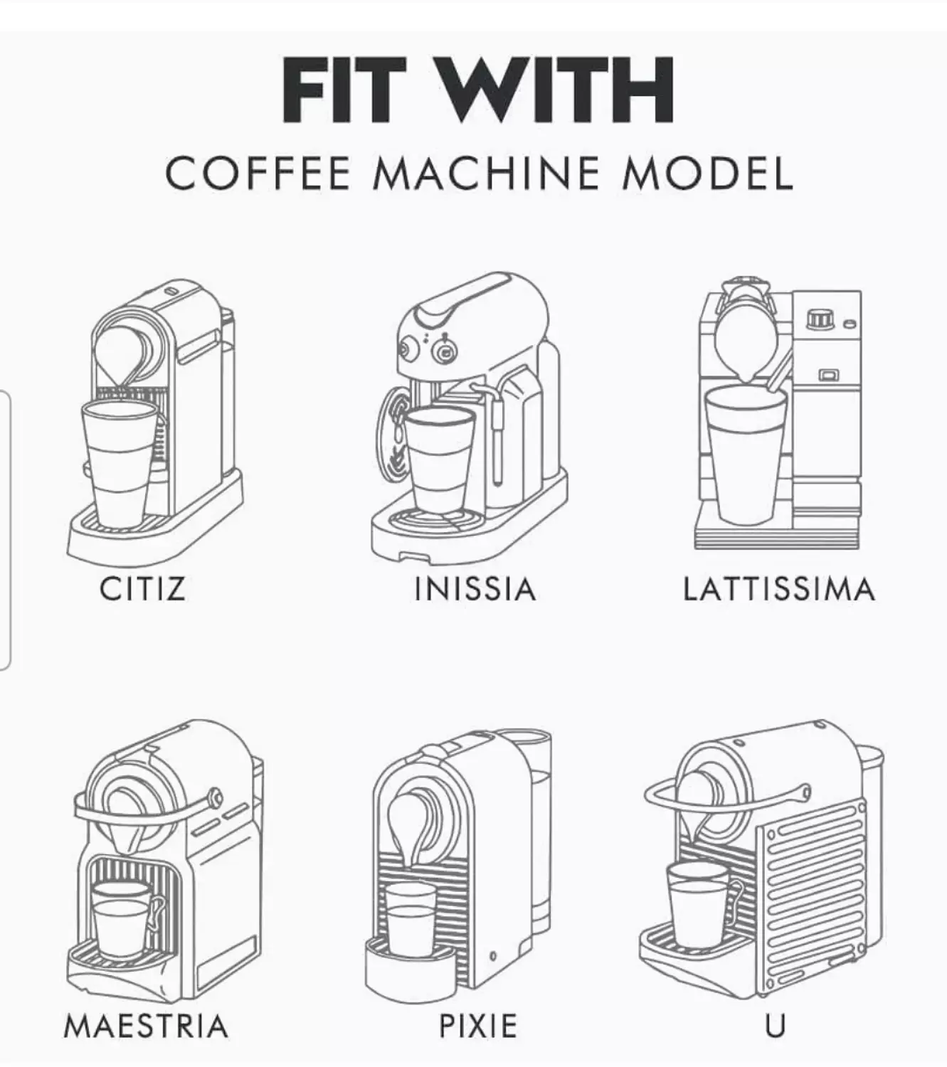 كبسوله قهوة قابلة لإعادة التعبئة والاستخدام لآلة فلتر نسبرسو Nespresso  3