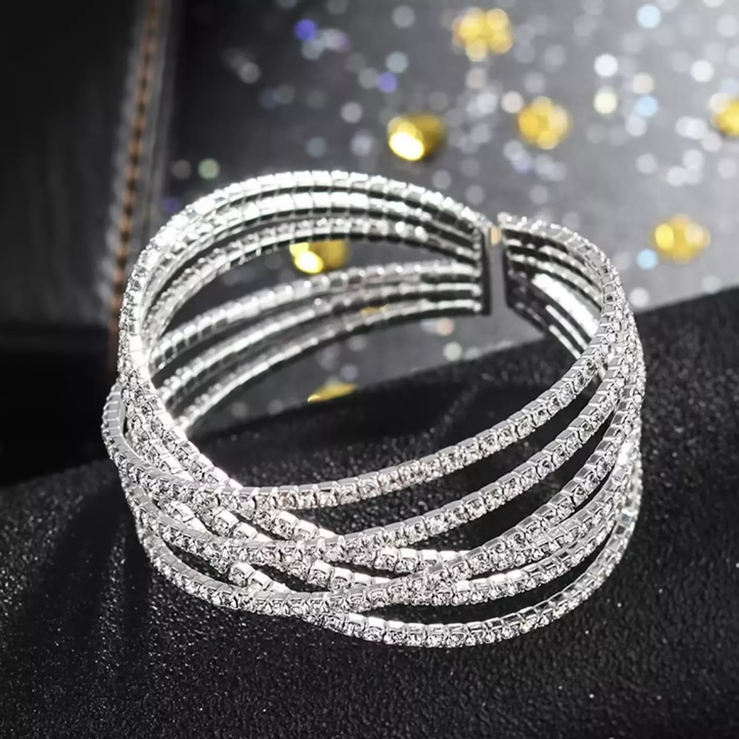 Ethereal Silver Wrap Bracelet 1