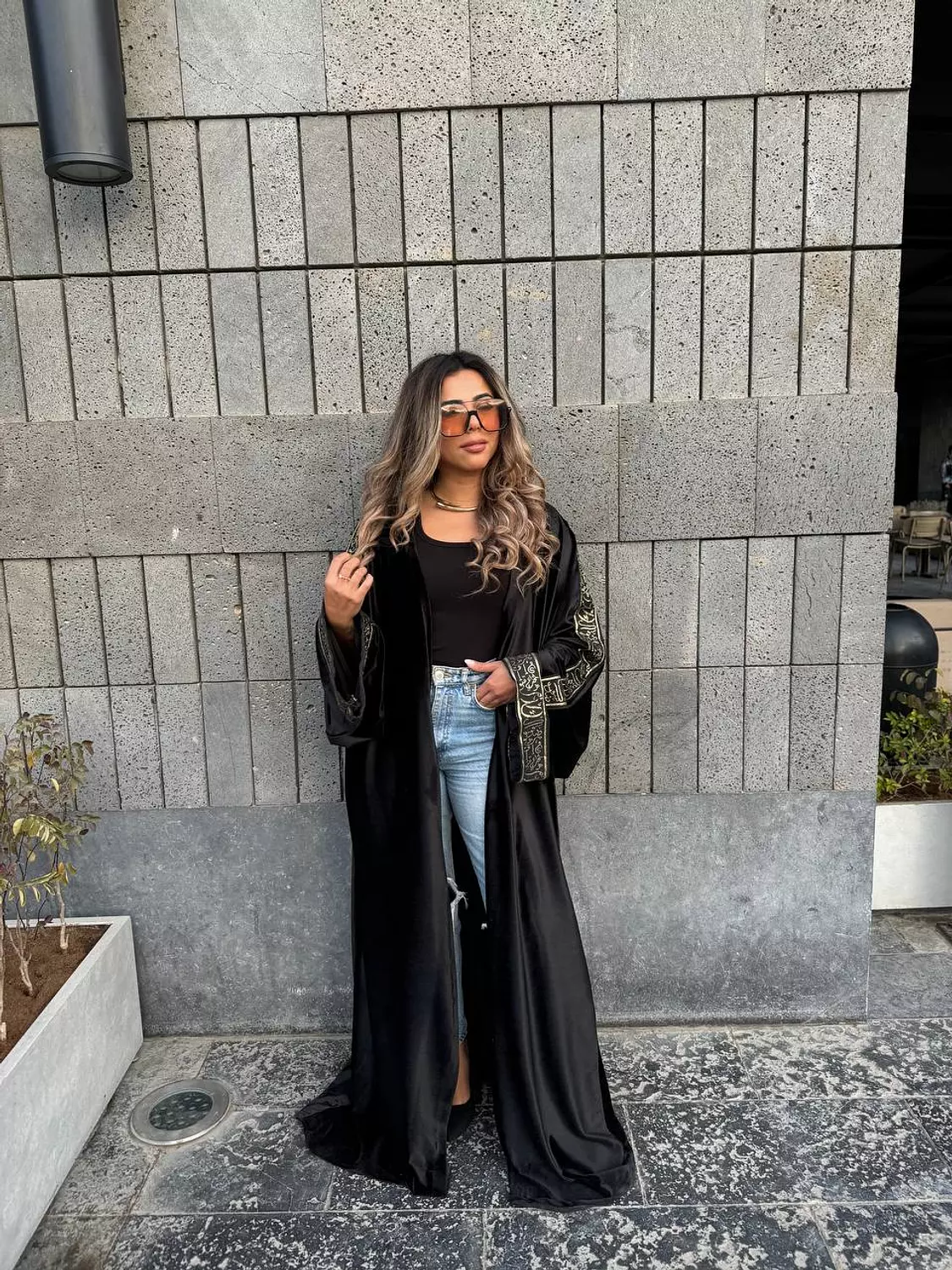 Velvet Black Kaftan 5