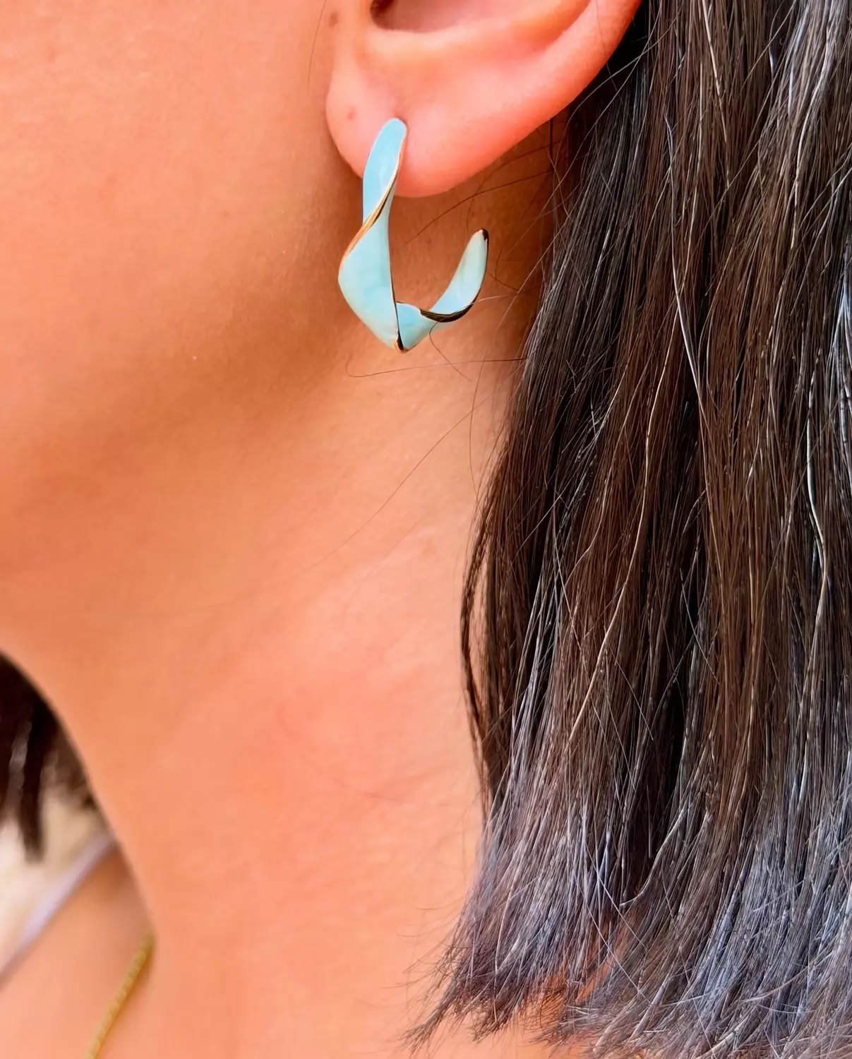 Minty earrings  image