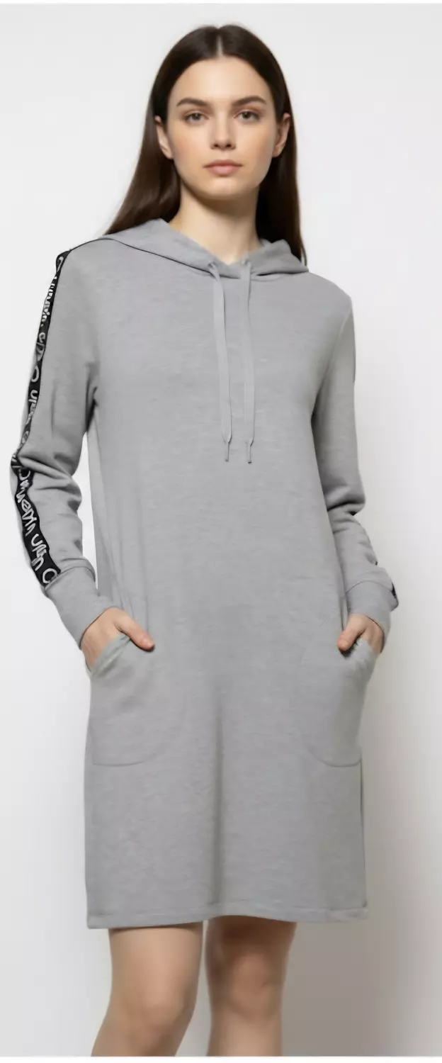 Calvin Klein hoodie dress  Heather grey image