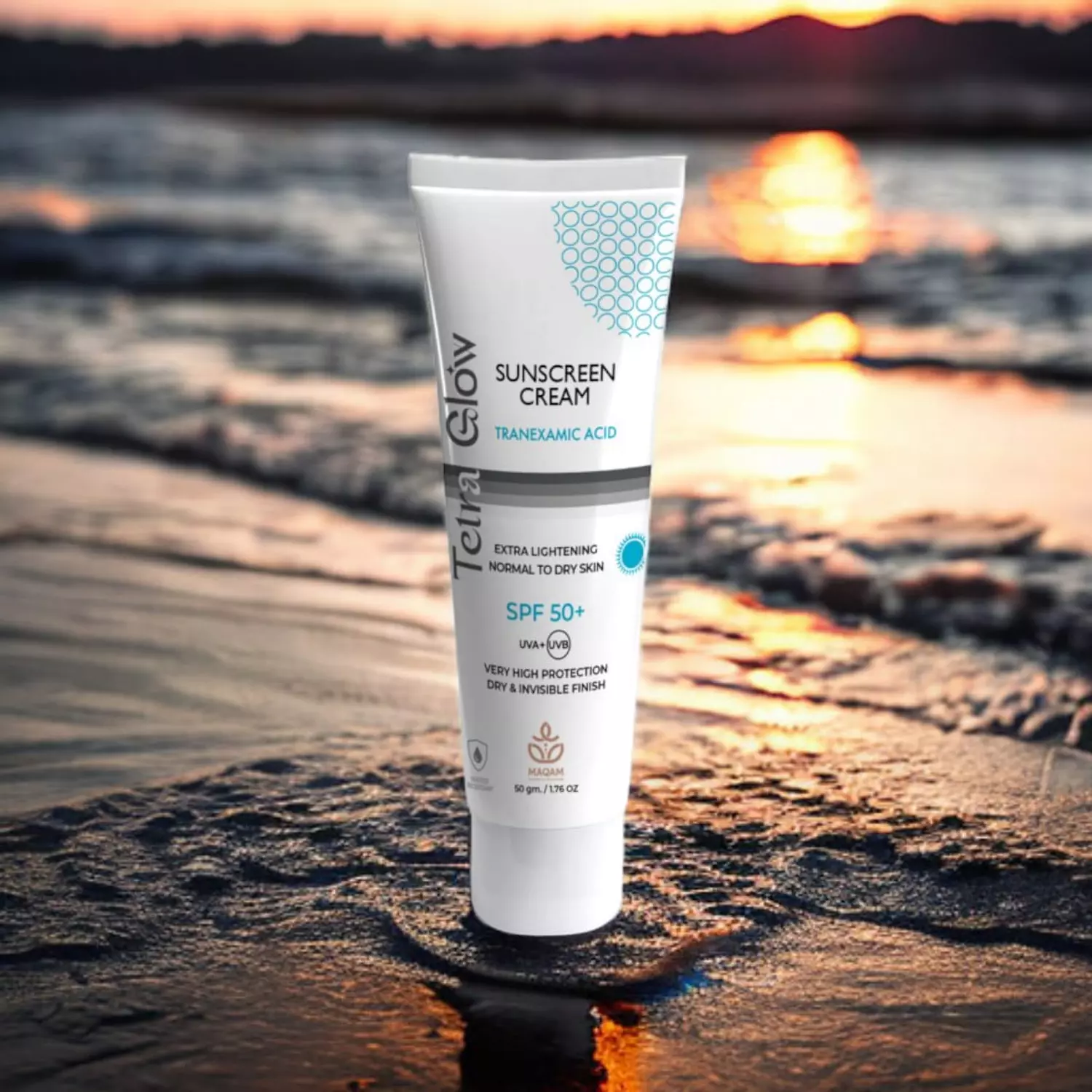 Tetra Glow Sunscreen Cream - 50 gm image