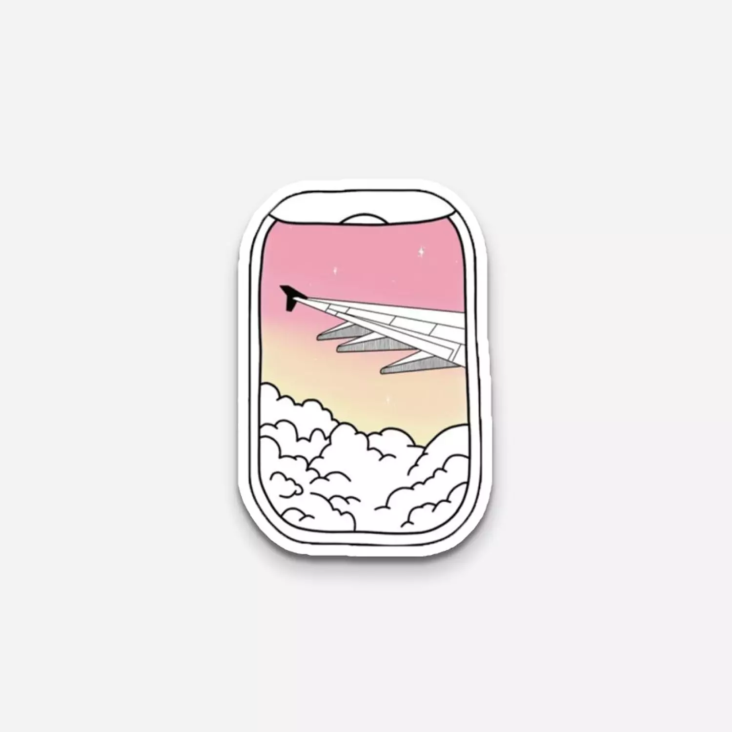 Flying Clouds Sticker image